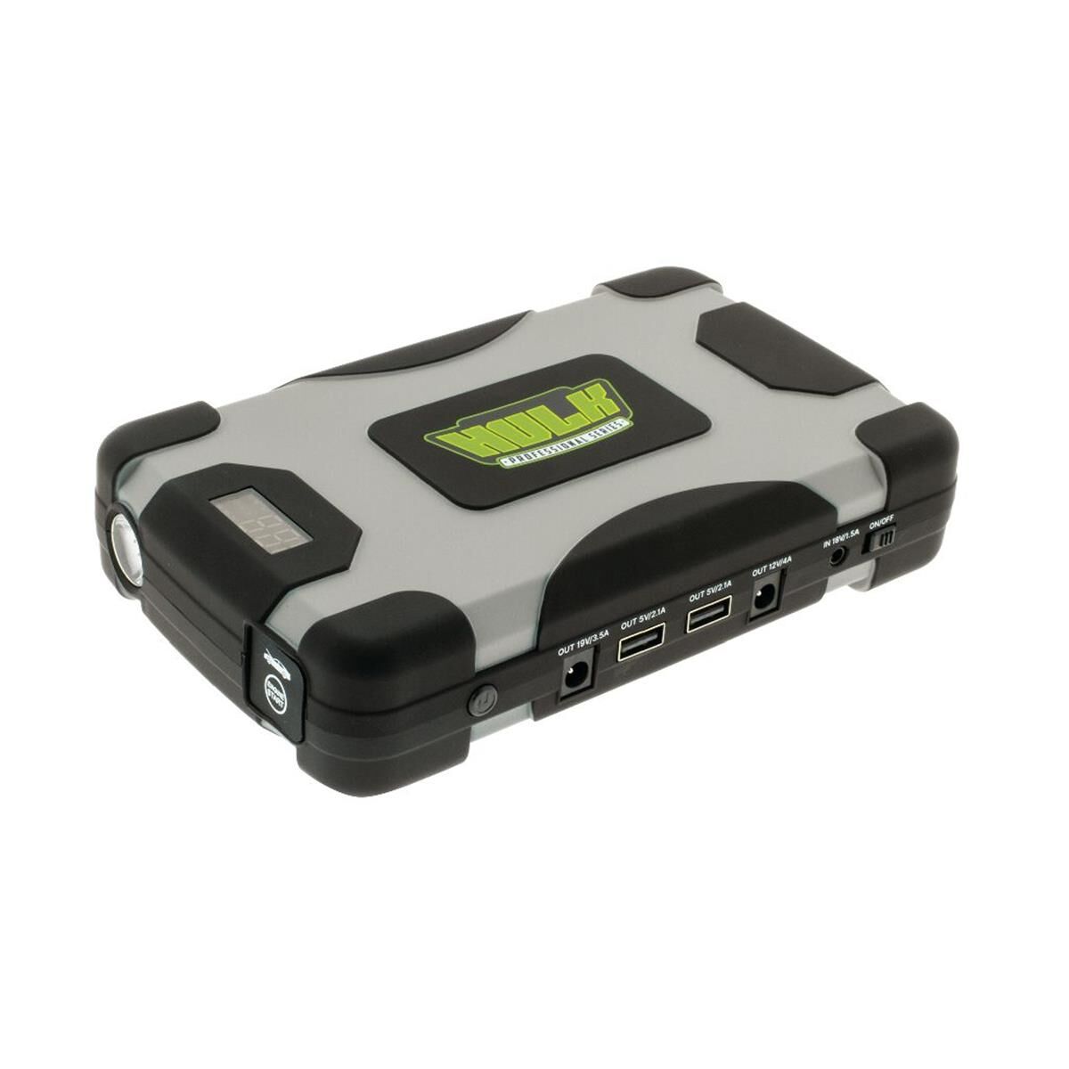 LITHIUM-COBALT JUMP STARTER 18,000mAh W/LED DISPLY, CARRY CASE, FLASH LIGHT, 12V PWR SUP, , scanz_hi-res