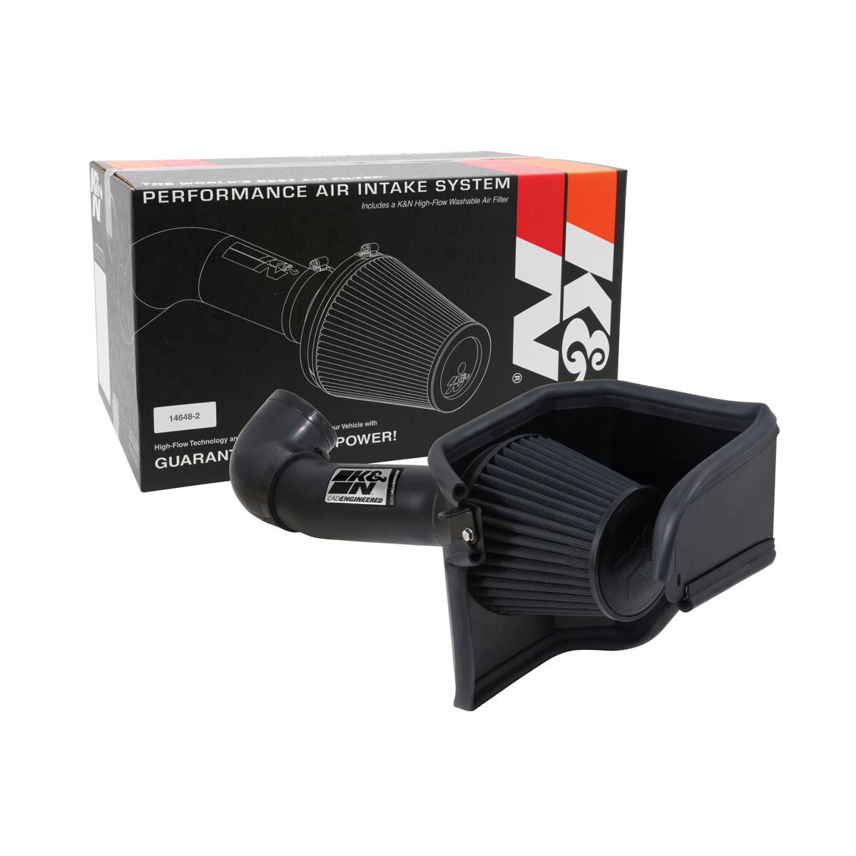 71-1542 K&N PERFORMANCE AIR INTAKE SYSTEM, , scanz_hi-res