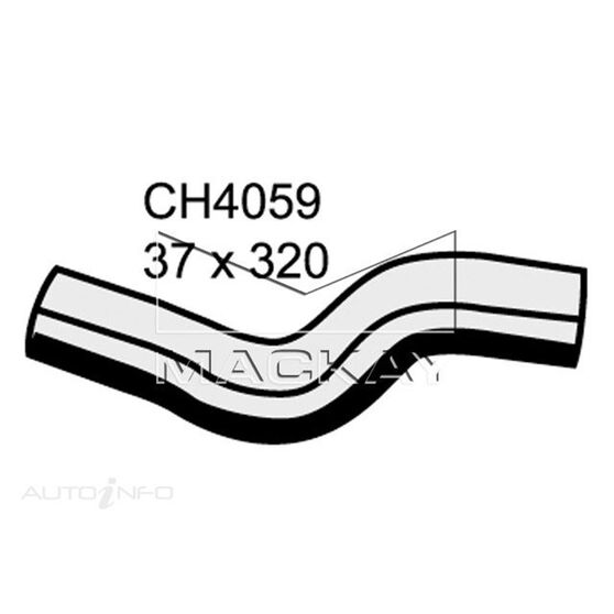 RADIATOR LOWER HOSE  - HOLDEN RODEO RA - 3.0L I4 TURBO DIESEL - MANUAL & AUTO, , scanz_hi-res