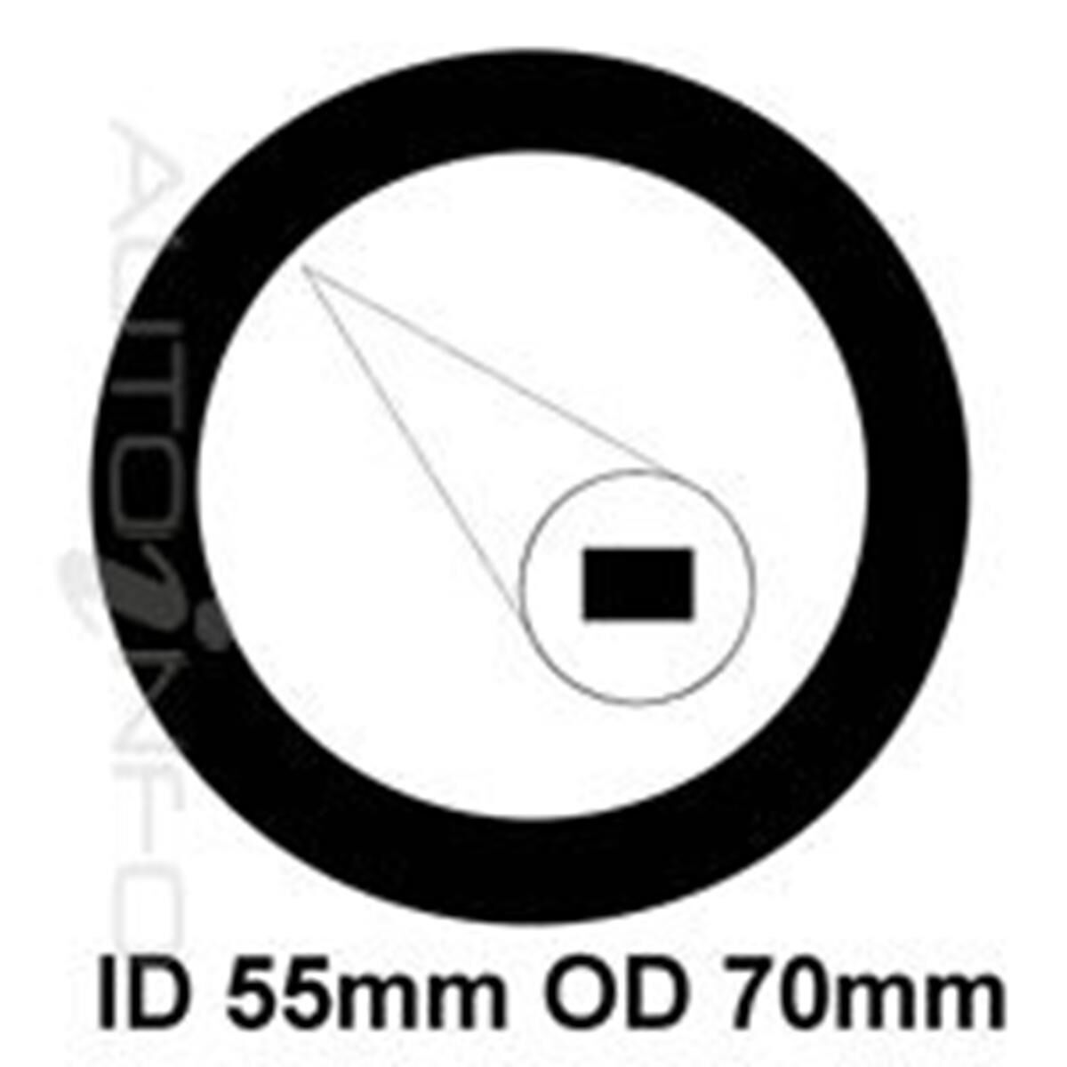 EXHAUST FLANGE GASKET ISUZU 6VD1/6VE1, , scanz_hi-res