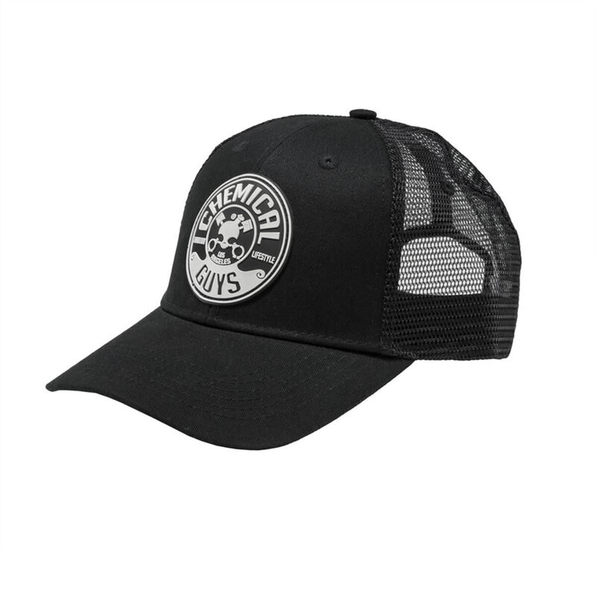 RUBBER LOGO TRUCKER HAT, , scanz_hi-res