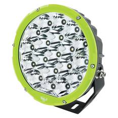 PKT 2 7" RND LED DRIVING LAMP KIT 9-36V 106W 19 LEDs GREEN & BLACK 11,000Lmns, , scanz_hi-res