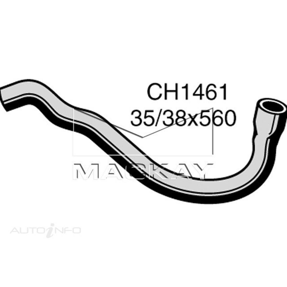 RADIATOR UPPER HOSE  - ROVER 3500 P6 - 3.5L V8  PETROL - MANUAL & AUTO, , scanz_hi-res