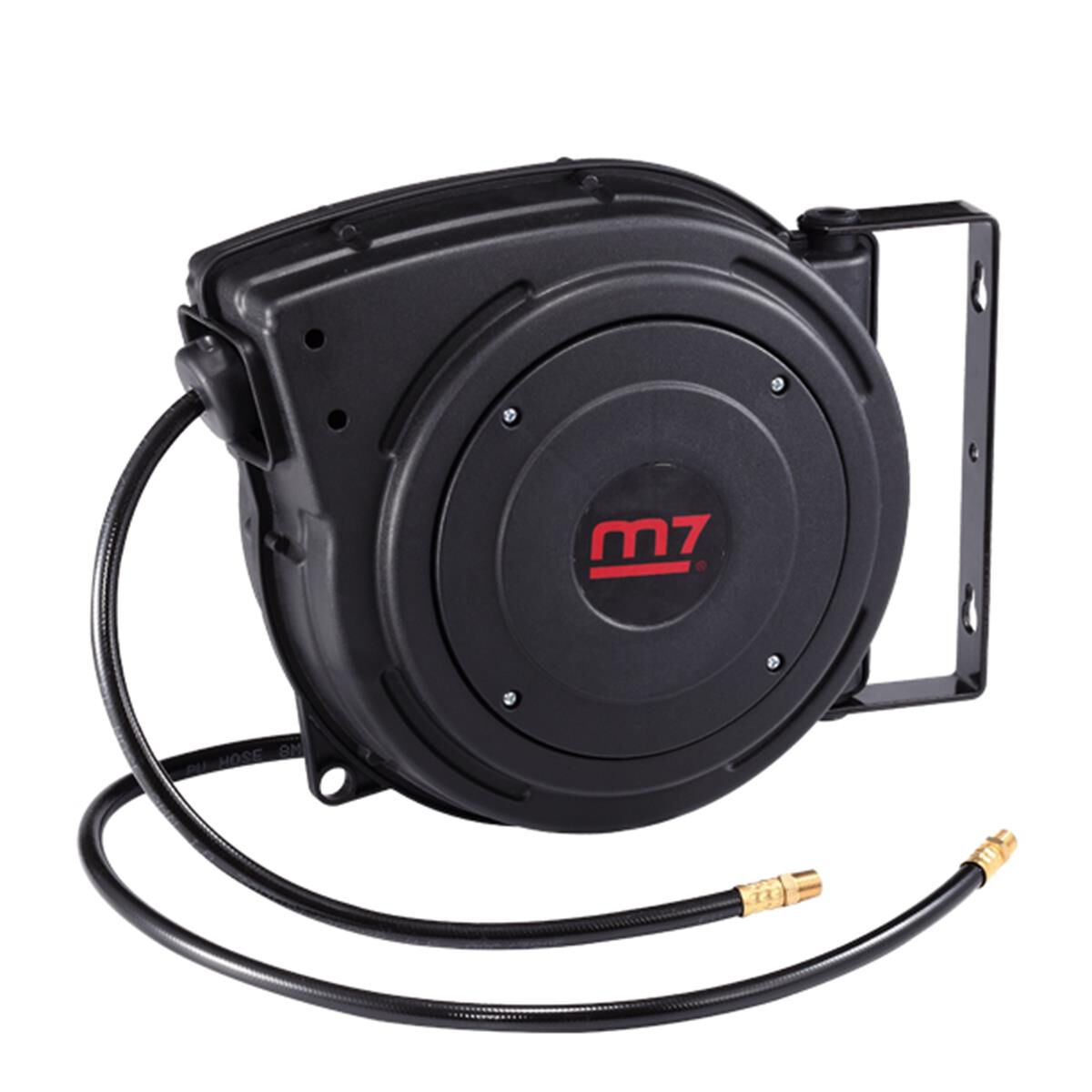 AIR COMPRESSOR RETRACTABLE HOSE REEL 3/8&rdquo; 10MMX15MM &ndash; 15M, , scanz_hi-res