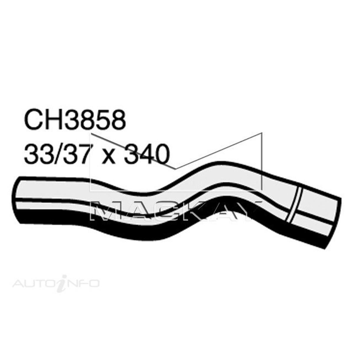 RADIATOR UPPER HOSE  - TOYOTA ESTIMA CXR10R - 2.2L I4 TURBO DIESEL - MANUAL & AUTO, , scanz_hi-res