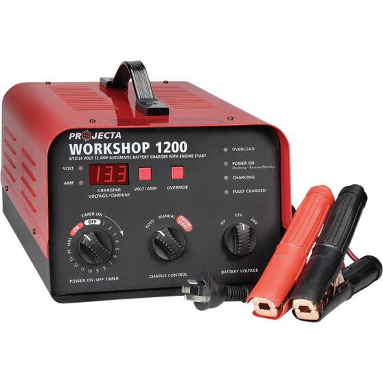 Projecta Battery Charger 12A, 6/12/24V HDBC20 Supercheap