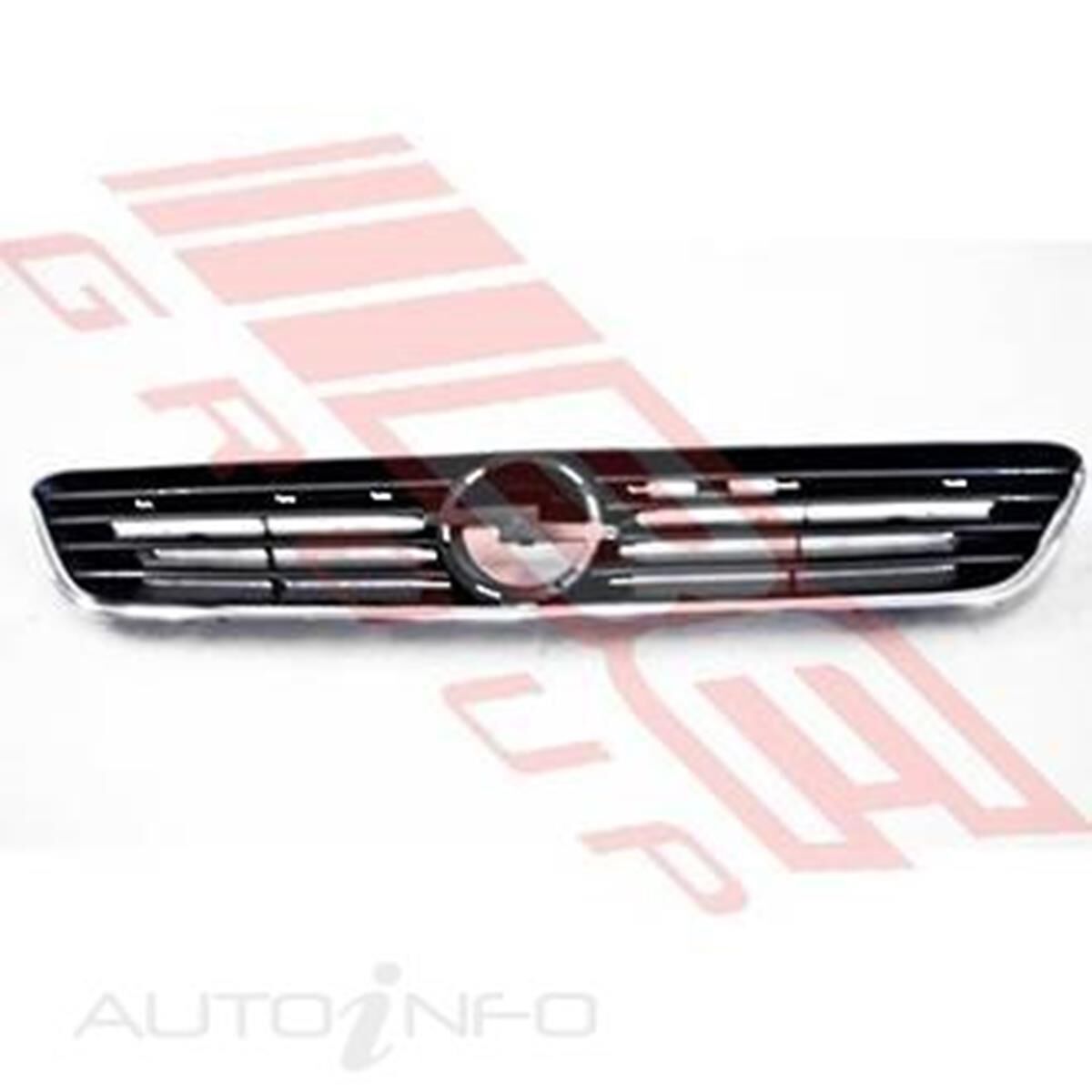 GRILLE - BLACK - W/CHRM MOULDING, , scanz_hi-res