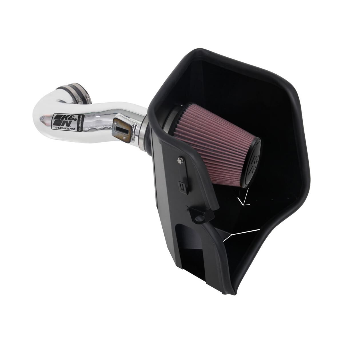 77-3110KP K&N PERFORMANCE AIR INTAKE SYSTEM, , scanz_hi-res