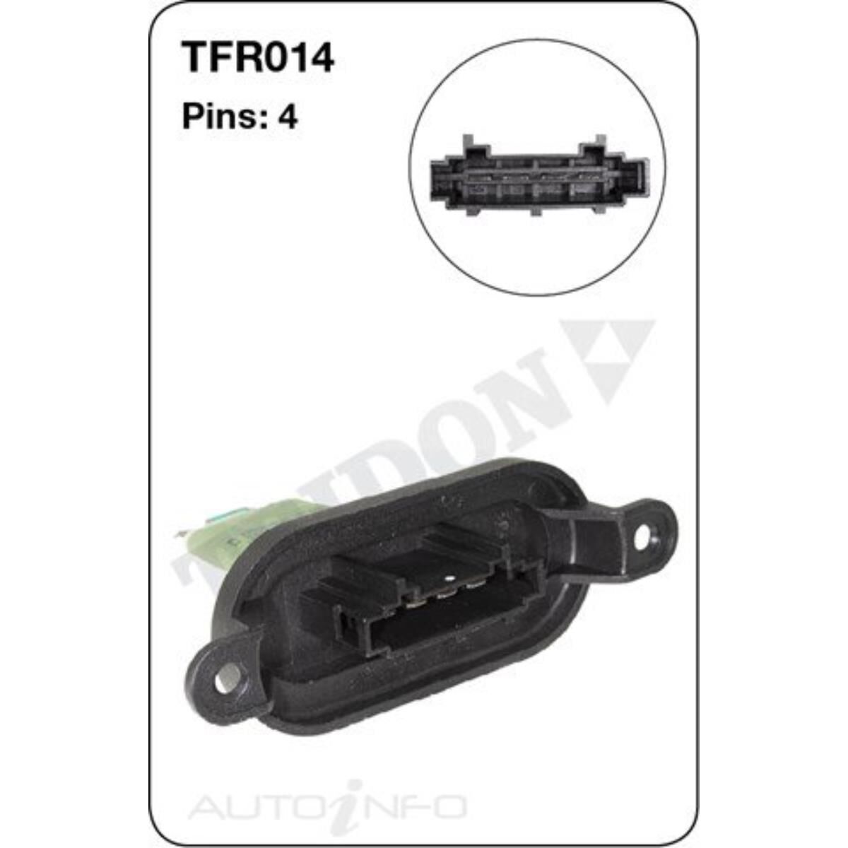 TRIDON HEATER FAN RESISITOR, , scanz_hi-res