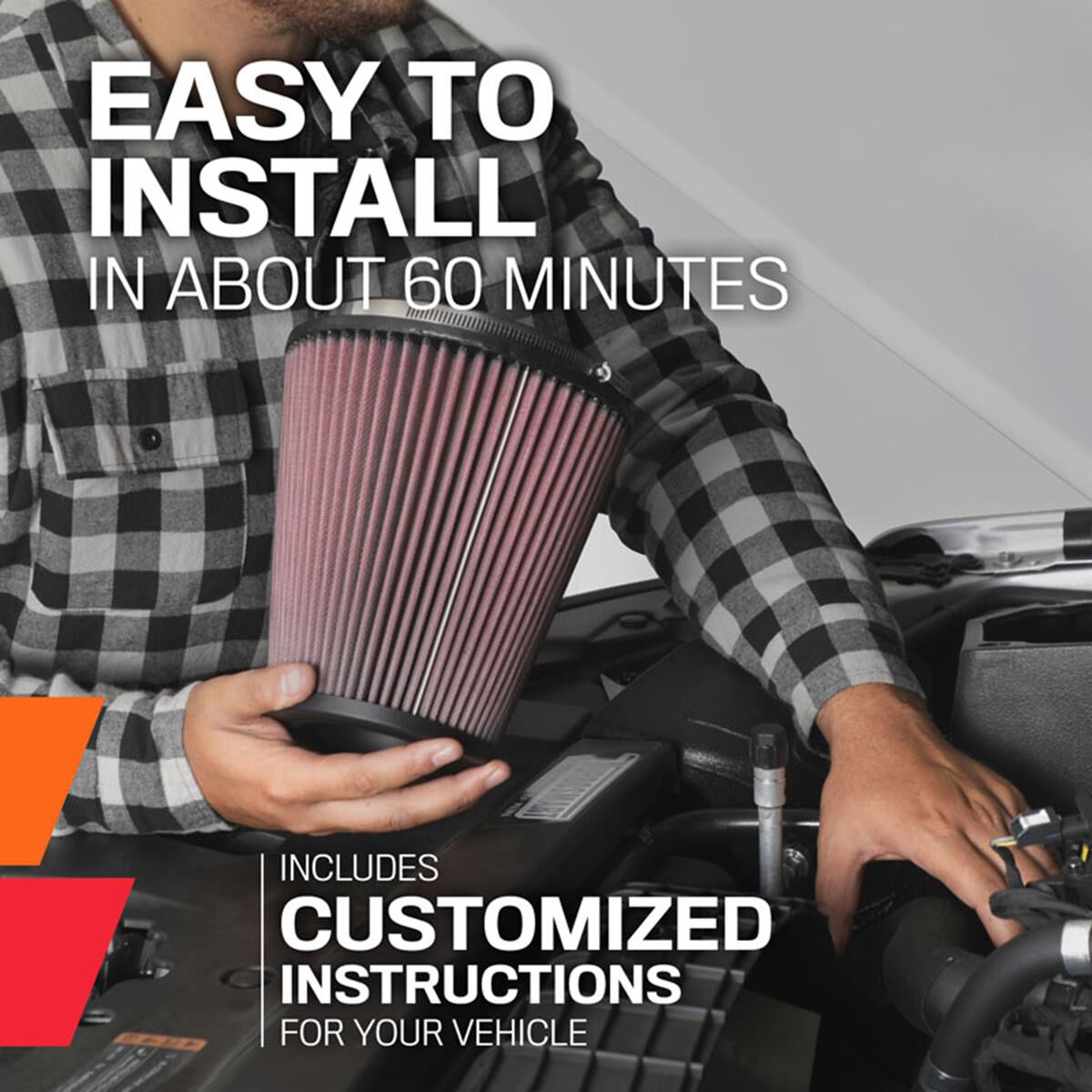 57S-9501 K&N PERFORMANCE AIR INTAKE SYSTEM, , scanz_hi-res