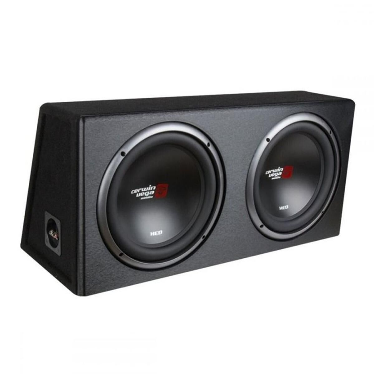 CERWIN VEGA DUAL 10" XED SERIES 2OHM LOAD SUBWOOFER ENCLOSURE 450W RMS/1600W MAX, , scanz_hi-res