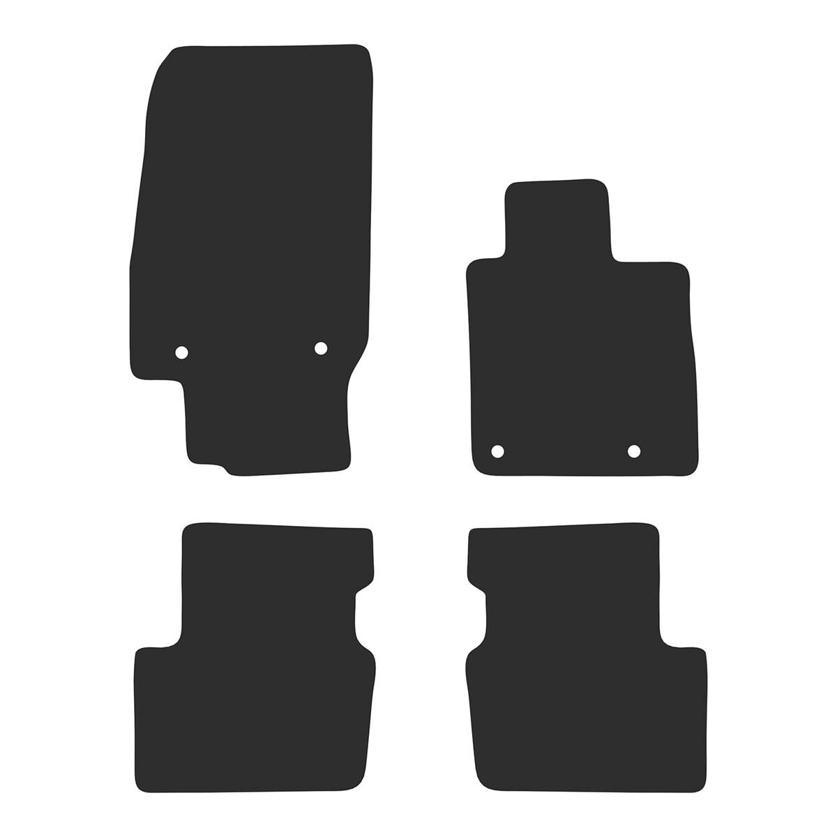 EXECUTIVE RUBBER CAR MATS FOR MAZDA CX-3 2018 ONWARDS, , scanz_hi-res