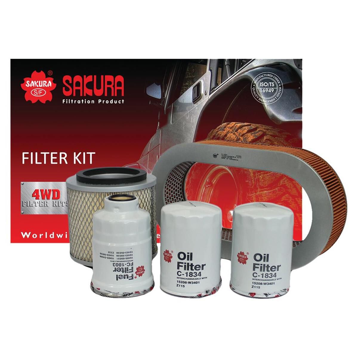 FILTER KIT OIL AIR FUEL CABIN, , scanz_hi-res