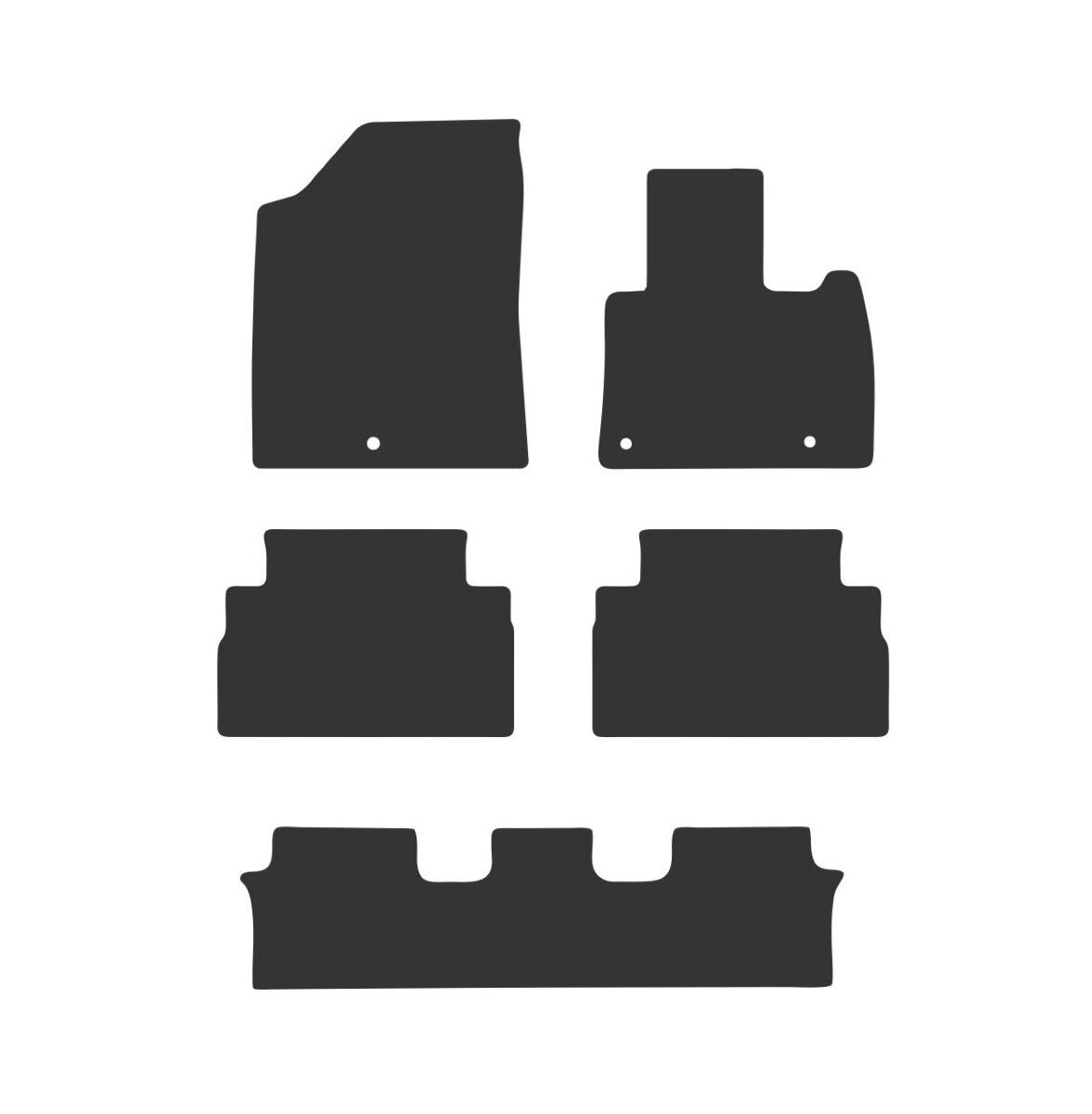 ECO CARPET CAR MATS FOR HYUNDAI SANTA FE HYBRID (4TH GEN FACELIFT 7 SEAT) 2020-2024, , scanz_hi-res