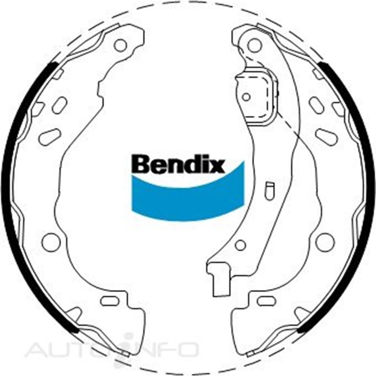 NZ BENDIX BRAKE SHOES, , scanz_hi-res