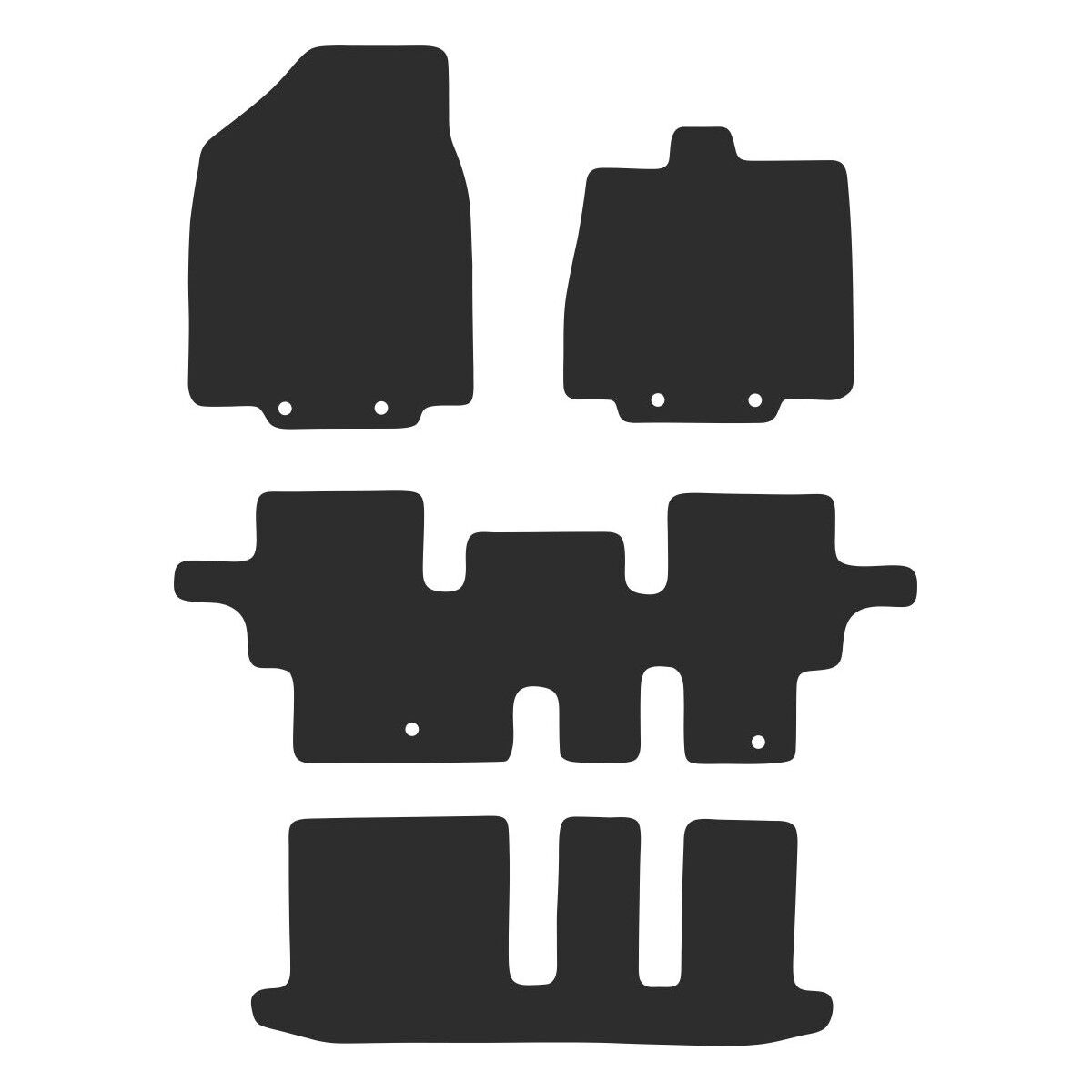 LUXURY CARPET CAR MATS FOR NISSAN QASHQAI (2ND GEN J11) 2014-2021, , scanz_hi-res