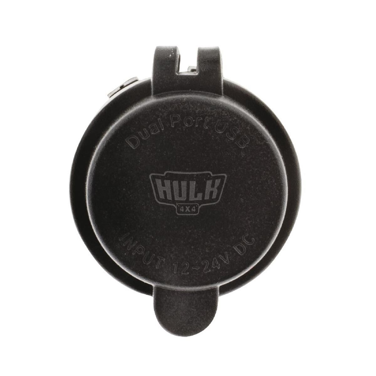 DUAL USB SOCKET PORT A- 5v 2.4a PORT B- QC3.0 3.6-12v 18w  NON LED VERSION      HULK 4X4, , scanz_hi-res