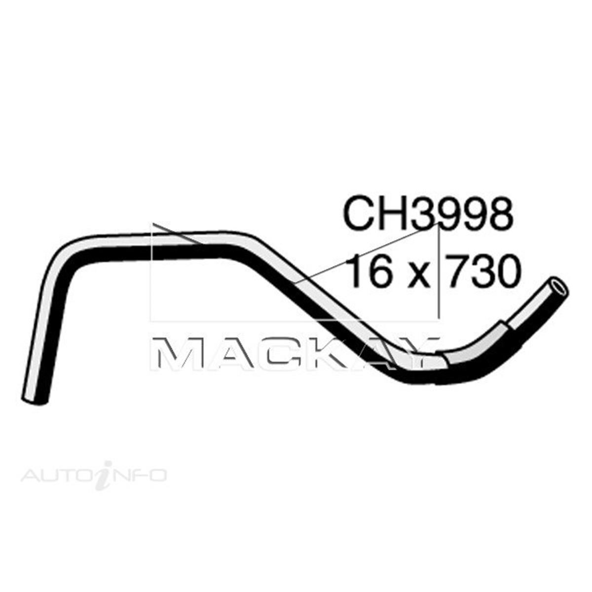 HEATER HOSE  - TOYOTA COROLLA EE100R - 1.3L I4  PETROL - MANUAL & AUTO, , scanz_hi-res