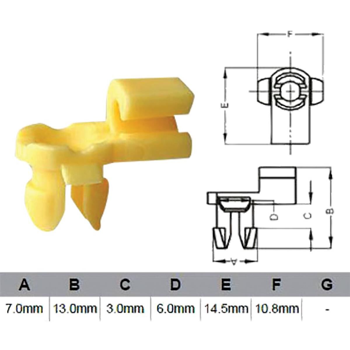 PKT 10 DOOR LOCK CLIP UNIVERSAL  JAYLEC, , scanz_hi-res