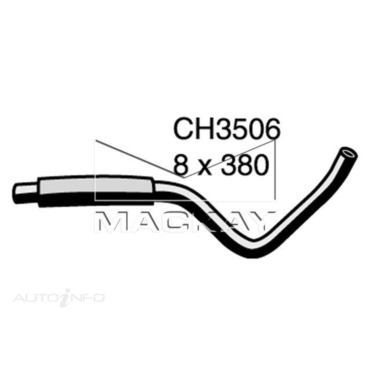 ENGINE BY PASS HOSE  - MITSUBISHI PAJERO NJ - 3.5L V6  PETROL - MANUAL & AUTO, , scanz_hi-res