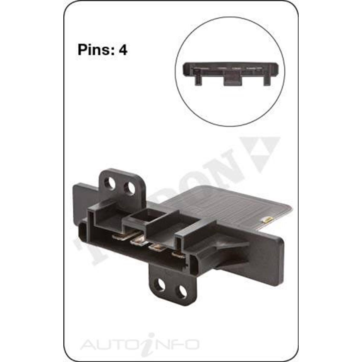 TRIDON HEATER FAN RESISITOR, , scanz_hi-res