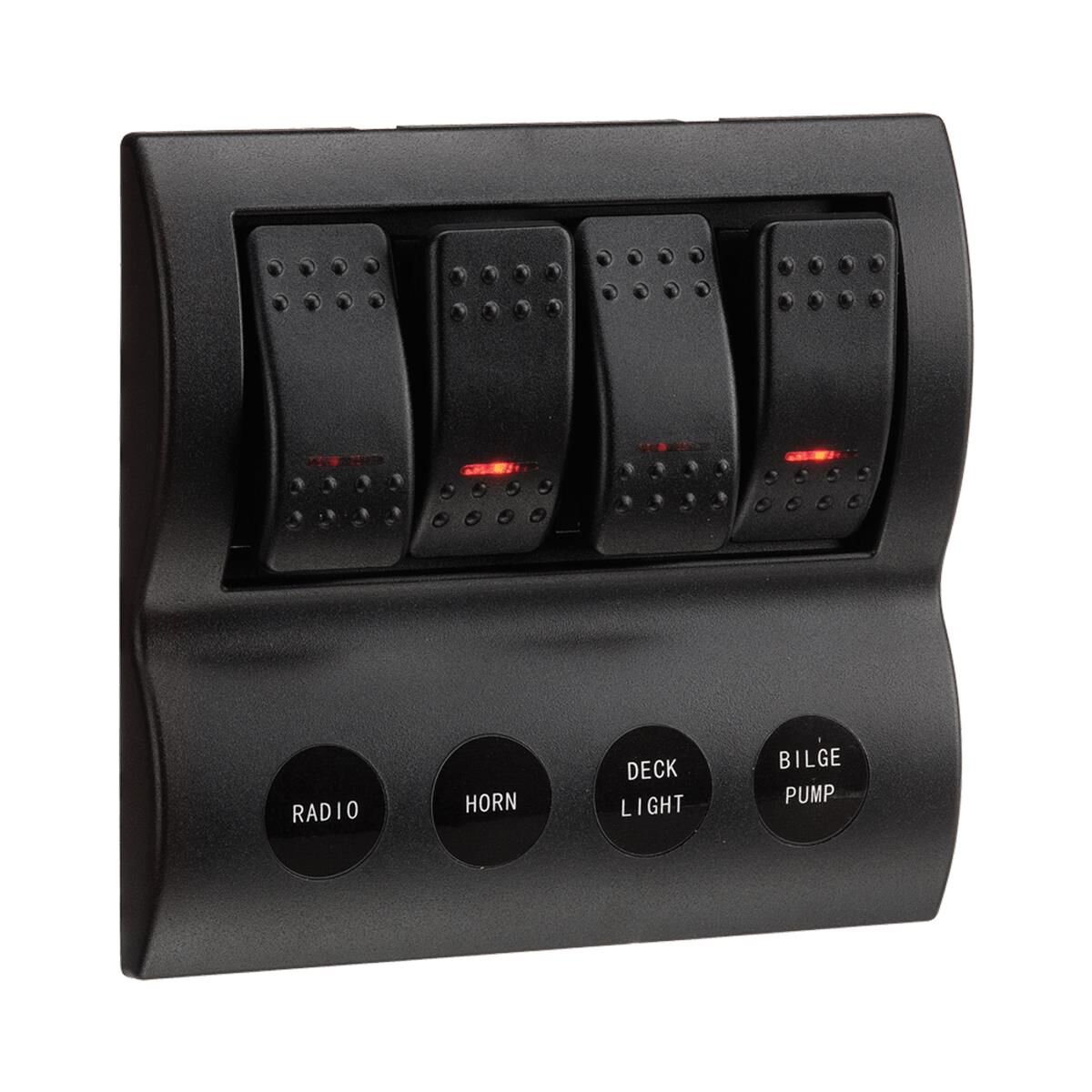 SWITCH PANEL 4 WAY LED FUSED, , scanz_hi-res