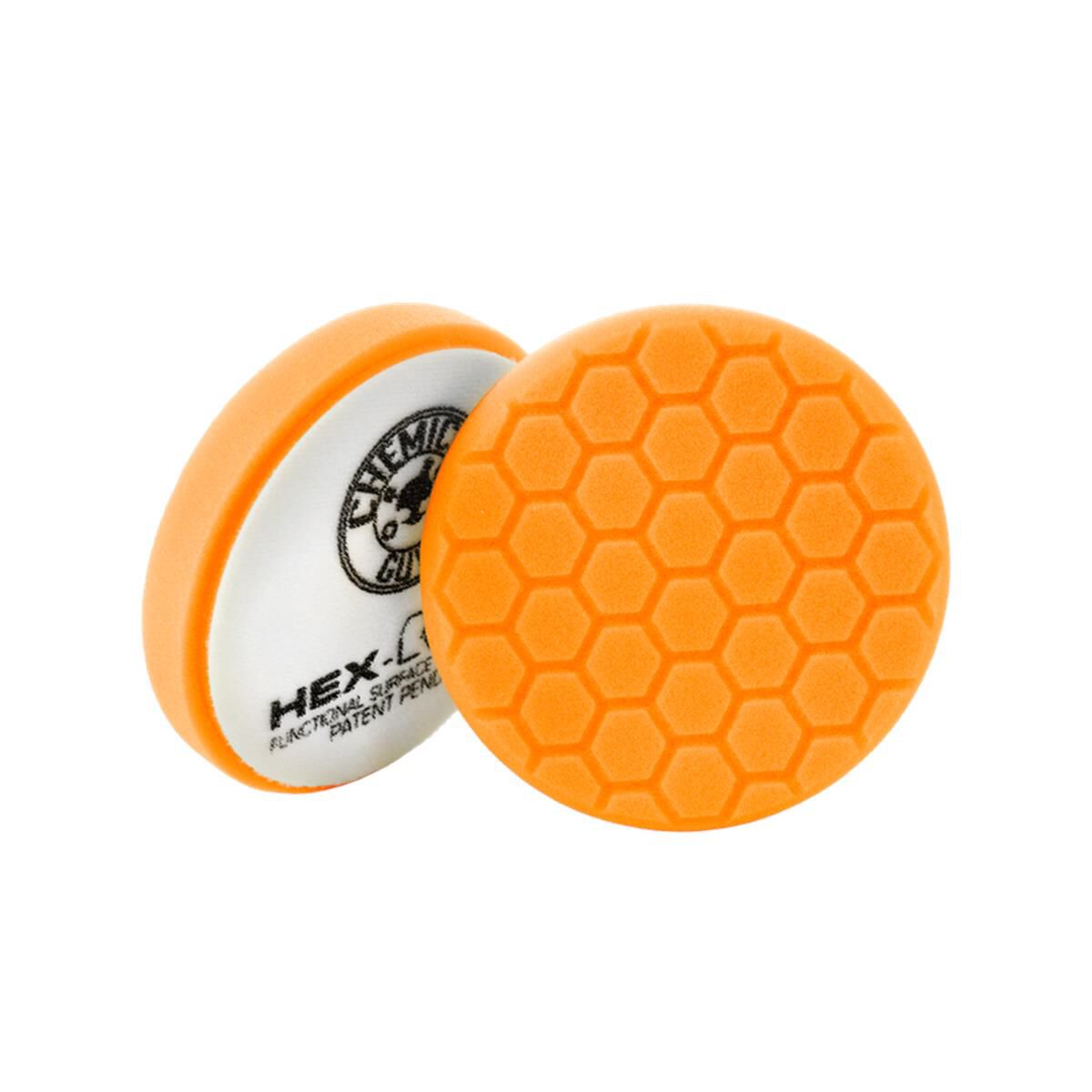 ORANGE HEX-LOGIC MEDIUM-HEAVY CUTTING PAD 4 INCH, , scanz_hi-res