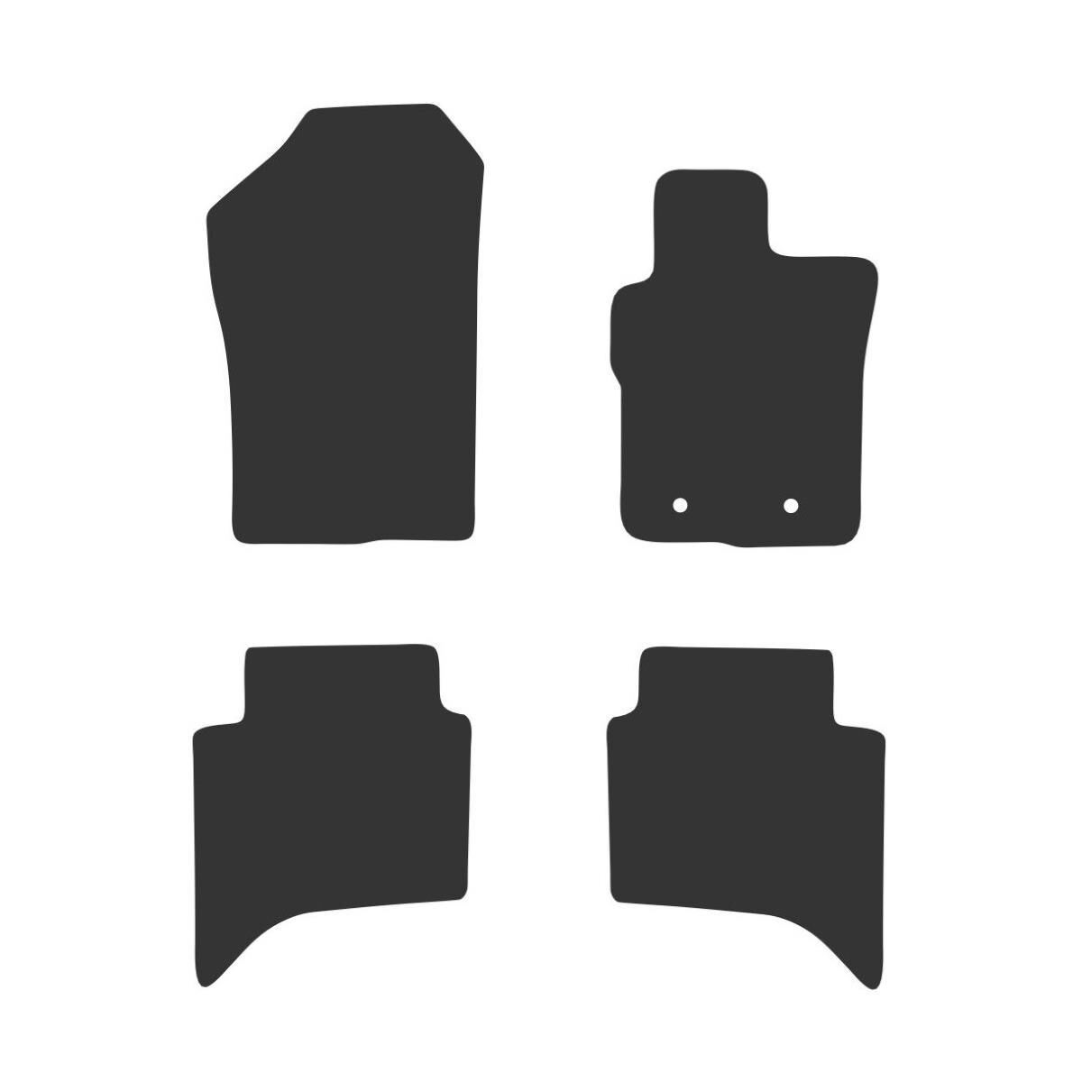 CARPET CAR FLOOR MATS FOR FORD RANGER (NEXT GEN WILDTRAK DUAL CAB) 2022 ONWARDS, , scanz_hi-res