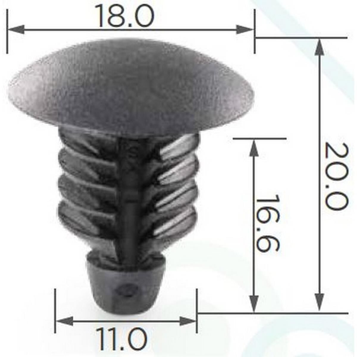 Fiat - pack of 25 car clips, , scanz_hi-res