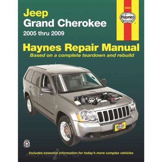 JEEP GRAND CHEROKEE HAYNES REPAIR MANUAL FOR 2005 THRU 2014 (DOES NOT INCLUDE INFORMATION SPECIFIC TO DIESEL ENGINE MODELS), , scanz_hi-res