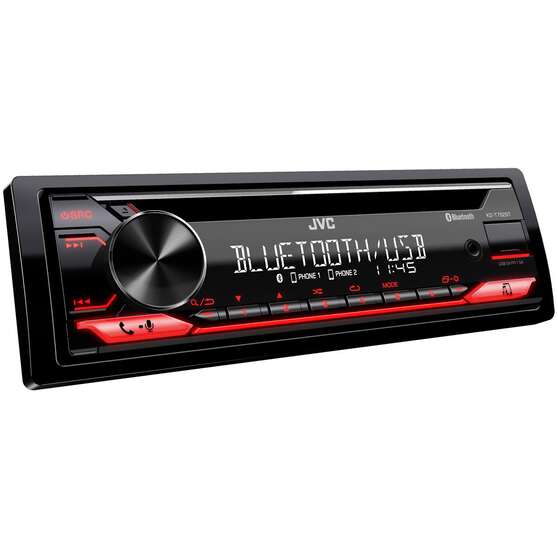 JVC SINGLE DIN CD BLUETOOTH USB RECEIVER, , scanz_hi-res