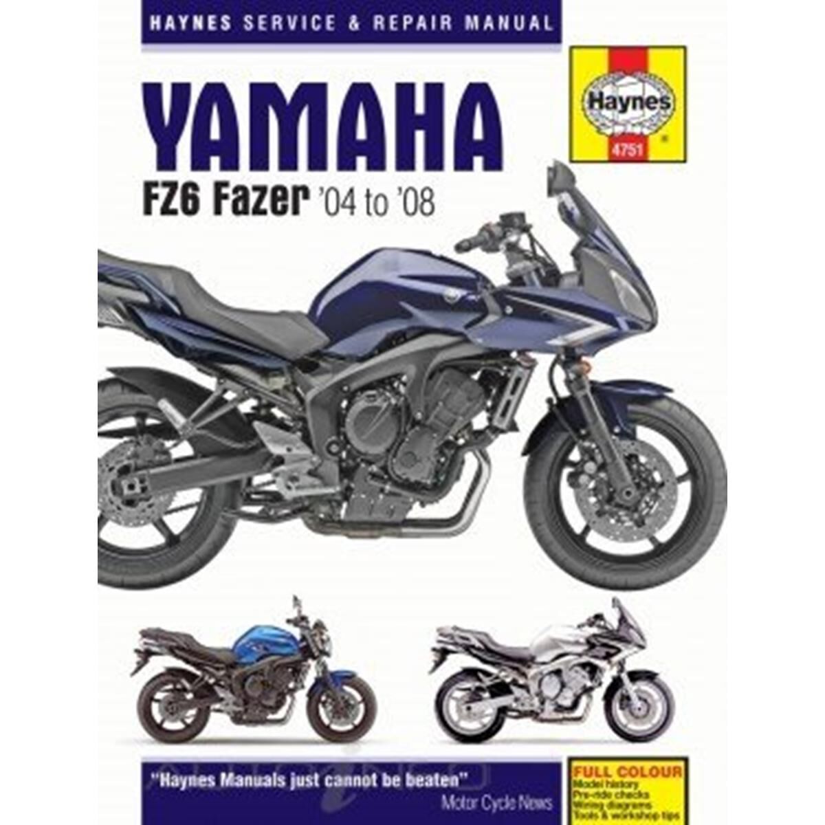 YAMAHA FZ6 FAZER 2004 - 2008, , scanz_hi-res