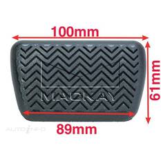 PEDAL PAD BRAKE TOYOTA COROLLA H/BACK & SEDAN AUTO TRANS 4CYL - 1.8L, , scanz_hi-res