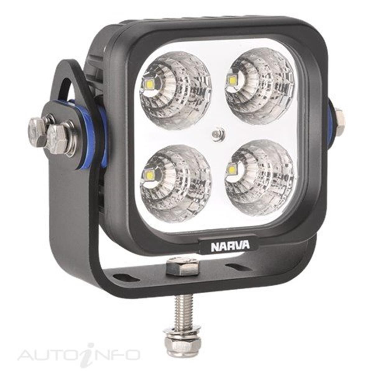 W/LAMP 4X10W LED SQUARE FLOOD, , scanz_hi-res