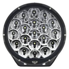 7" RND LED DRIVING LAMP DRIVNG BEAM 9-36V 106W 19 LED's BLACK 11,000Lms, , scanz_hi-res