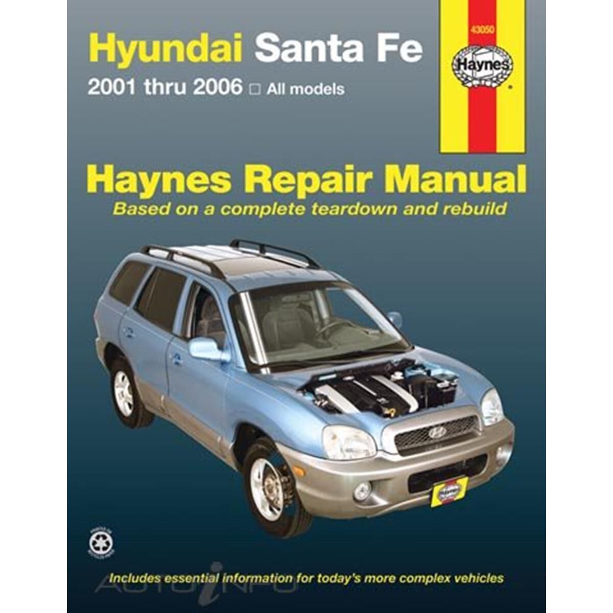 HYUNDAI SANTE FE HAYNES REPAIR MANUAL COVERING ALL MODELS FROM 2001 THROUGH 2009, , scanz_hi-res