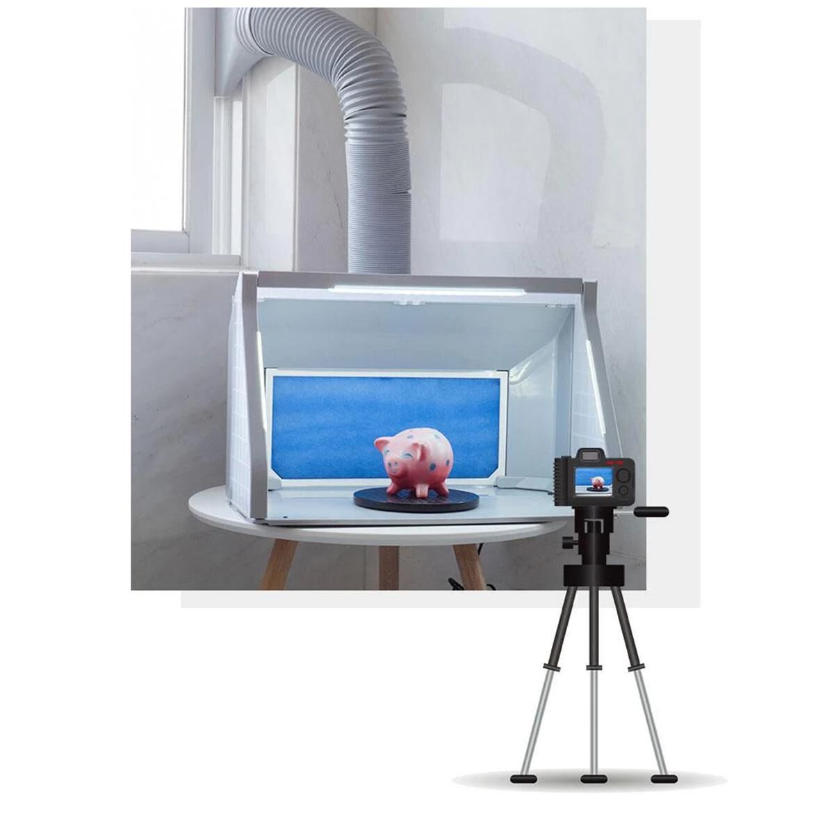 FORMULA AIRBRUSH LARGE SPRAY BOOTH WITH LIGHTS AND EXHAUST, , scanz_hi-res