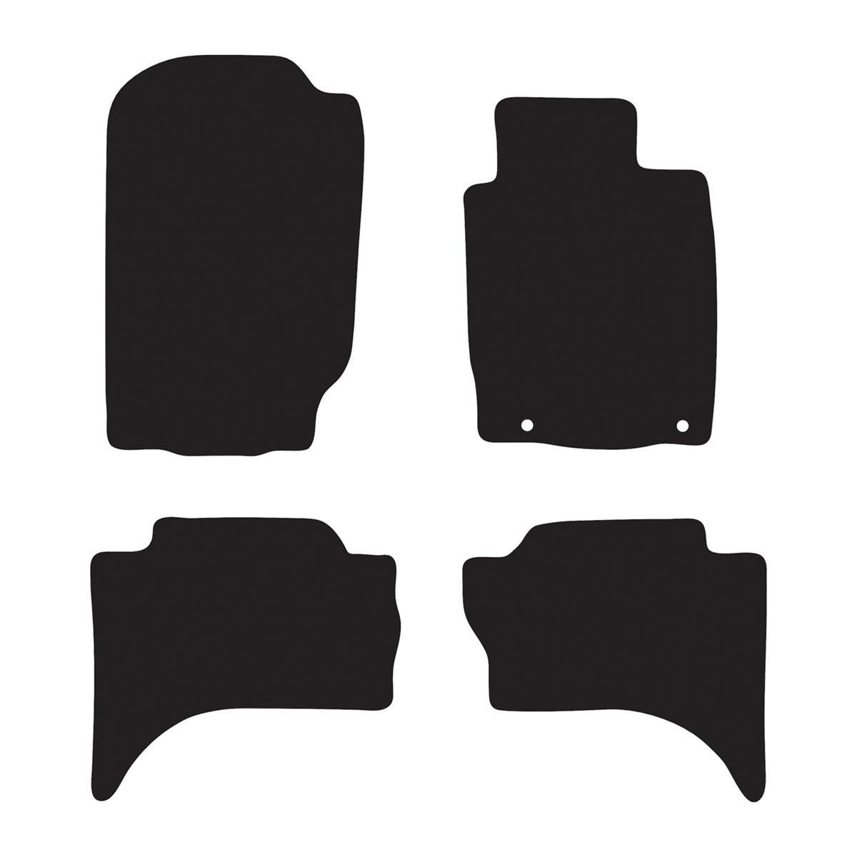 EXECUTIVE RUBBER CAR MATS FOR MITSUBISHI TRITON DUAL CAB (5TH GEN) 2015-2018, , scanz_hi-res