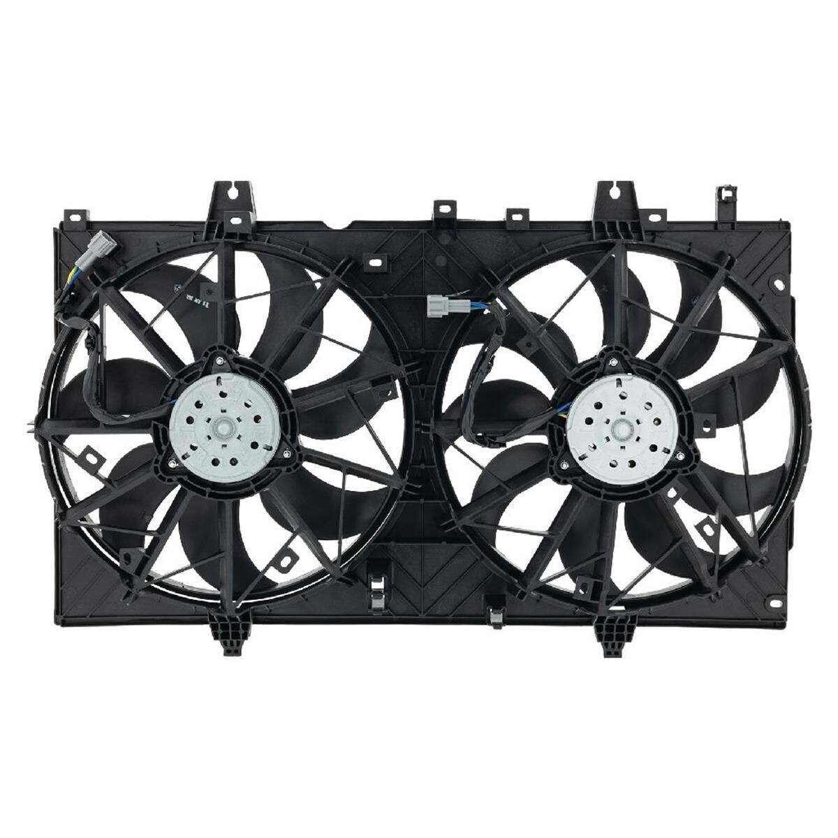 FAN ASSY DUAL NISSAN X-TRAIL T32 2.5L PET 3/14-ON, , scanz_hi-res