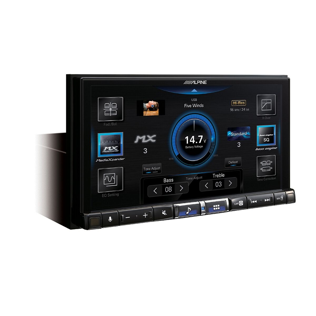 ALPINE HALO HEAD UNIT 7" WIRELESS CARPLAY & WIRED ANDROID AUTO, , scanz_hi-res