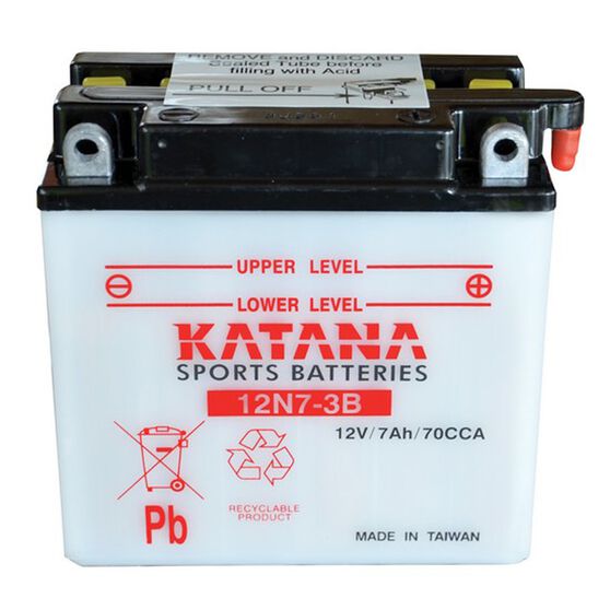 12N7-3B Katana Motorcycle Battery, , scanz_hi-res