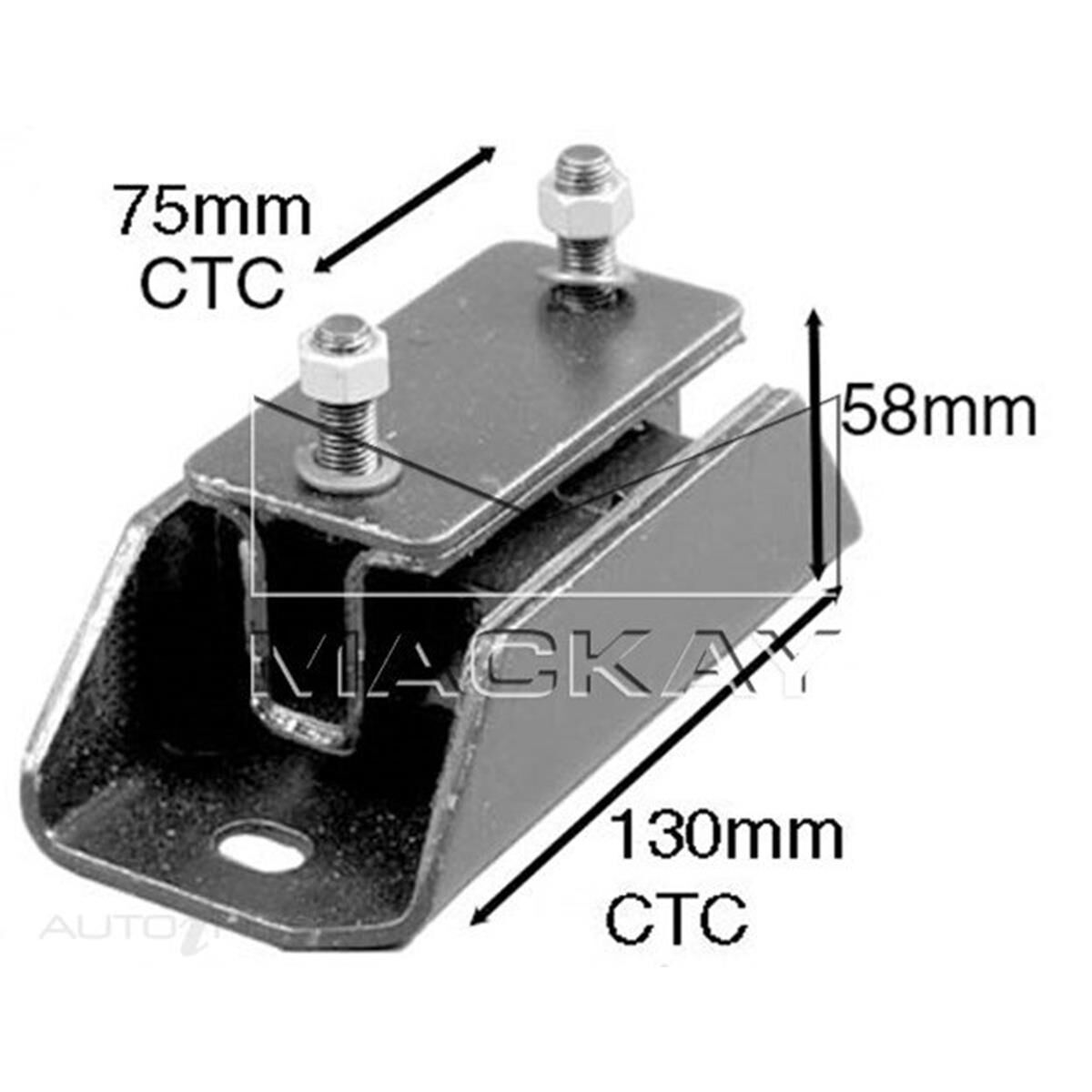 ENGINE MOUNT REAR - HOLDEN RODEO TF - 2.8L I4 TURBO DIESEL - MANUAL & AUTO, , scanz_hi-res