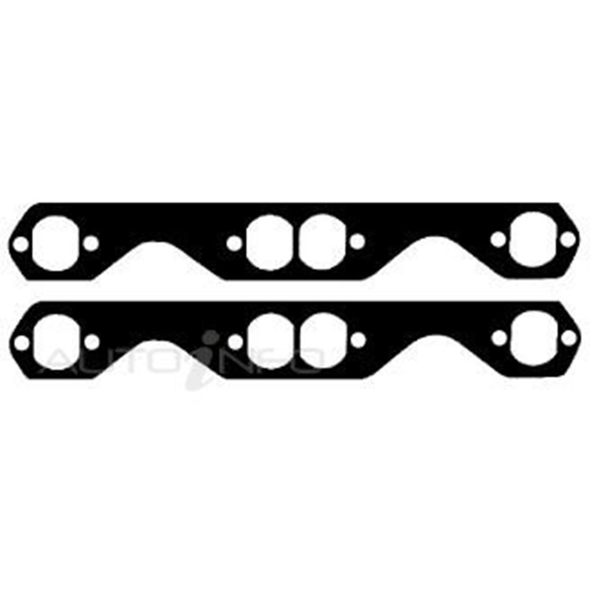 EXHAUST MANIFOLD GASKET SET CHEVROLET S/B LGEPORT, , scanz_hi-res