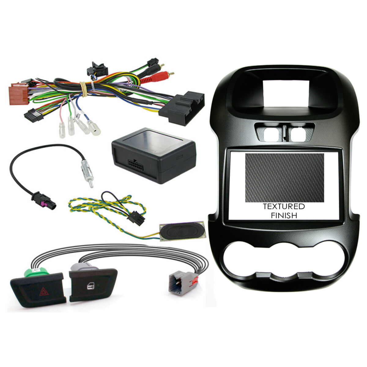 FACIA INSTALL KIT RANGER 2013 TEXTURED, , scanz_hi-res