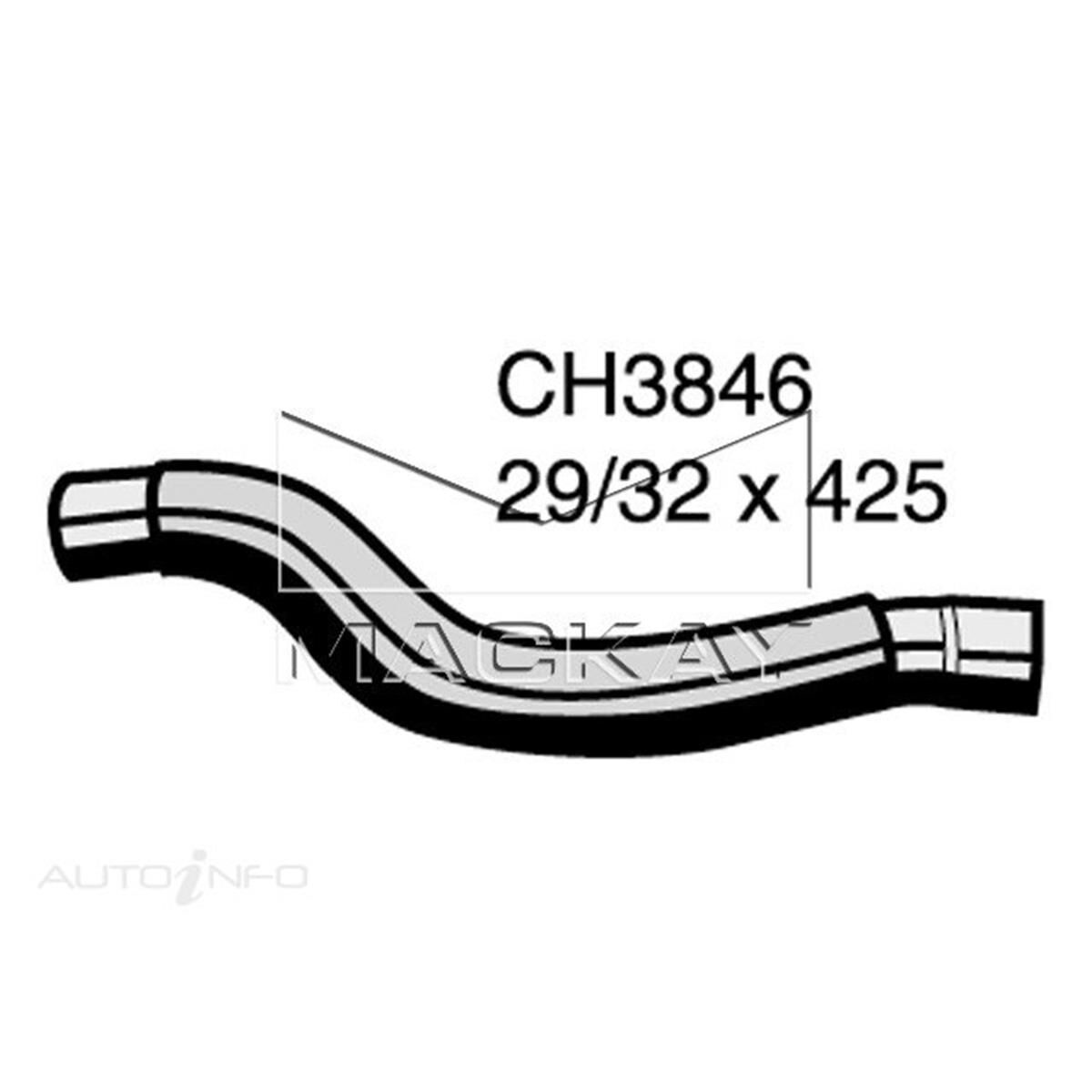 RADIATOR UPPER HOSE  - MAZDA MAZDA6 GG - 2.3L I4 TURBO PETROL - MANUAL & AUTO, , scanz_hi-res