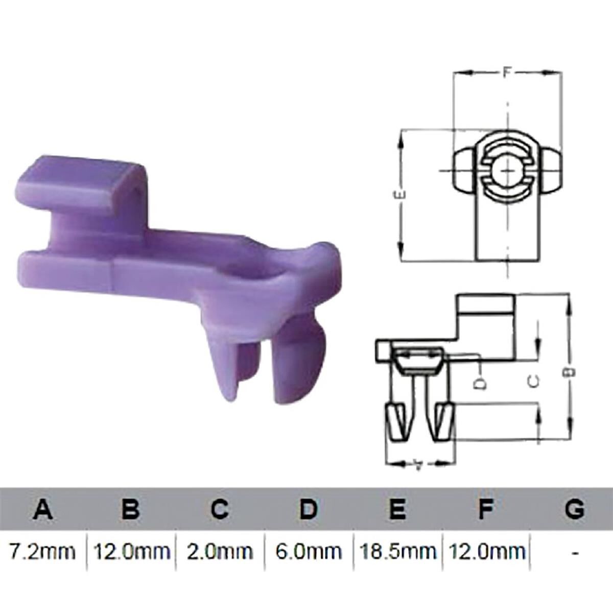 PKT 10 DOOR LOCK CLIP UNIVERSAL  JAYLEC, , scanz_hi-res