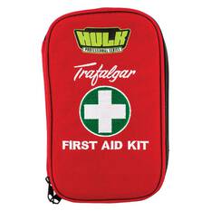 PERSONAL VEHICLE FIRST AID KIT  SOFT RED DURABLE CASE              HULK PROFESSIONAL, , scanz_hi-res