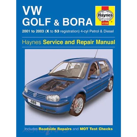 VW GOLF & BORA 4-CYL PETROL & DIESEL (2001 - 2003), , scanz_hi-res