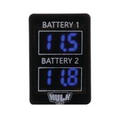 DUAL VOLTMETER OE RPL T/S LATE TOYOTA BLUE LED 33 x 22mm, , scanz_hi-res
