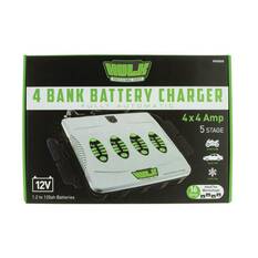 4 IN 1 BATTERY CHARGER 12V 5 STAGE 16amp OR 4x 4amp FULLY AUTOMATIC FESSIONAL, , scanz_hi-res